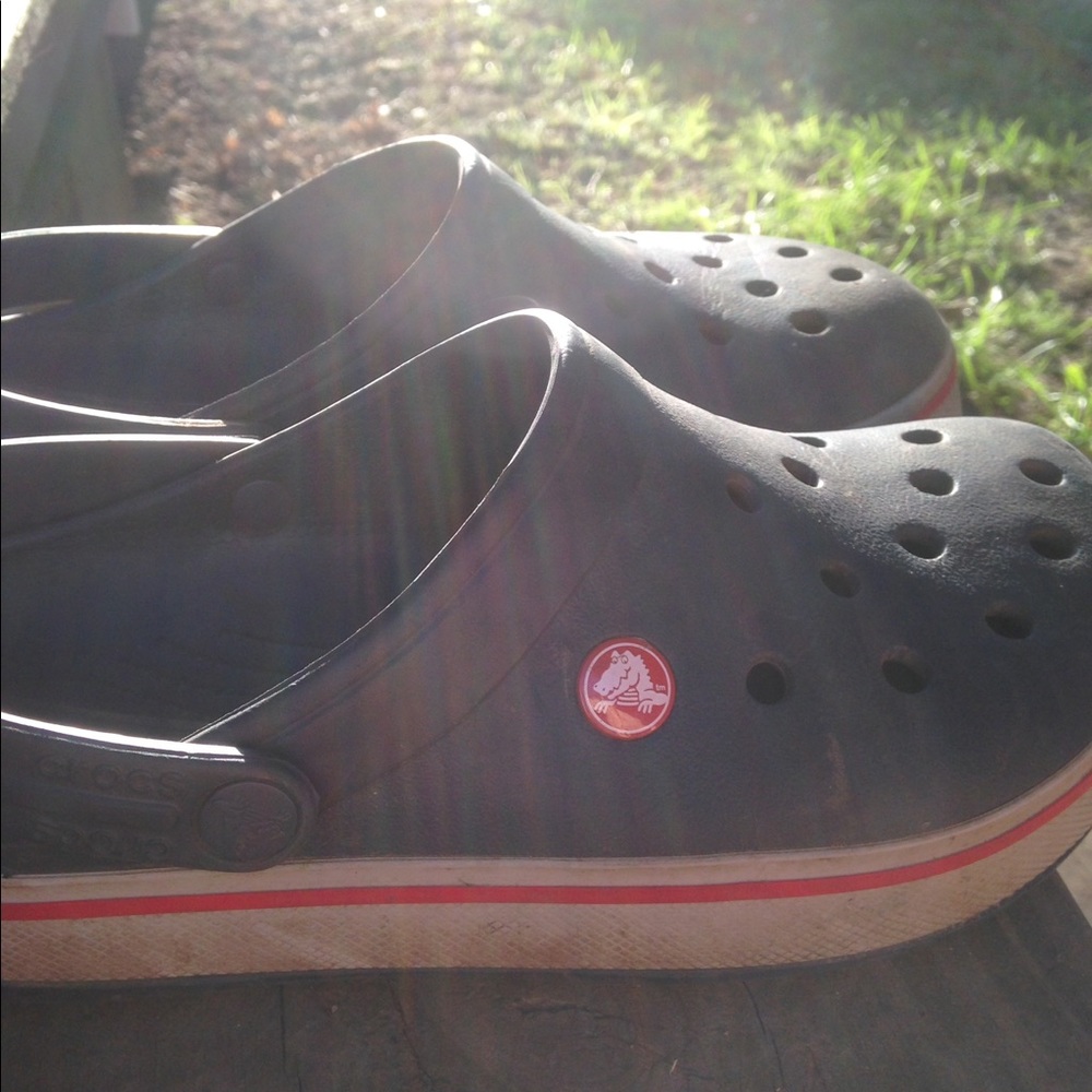 Cute crocs red white and blue🇺🇸