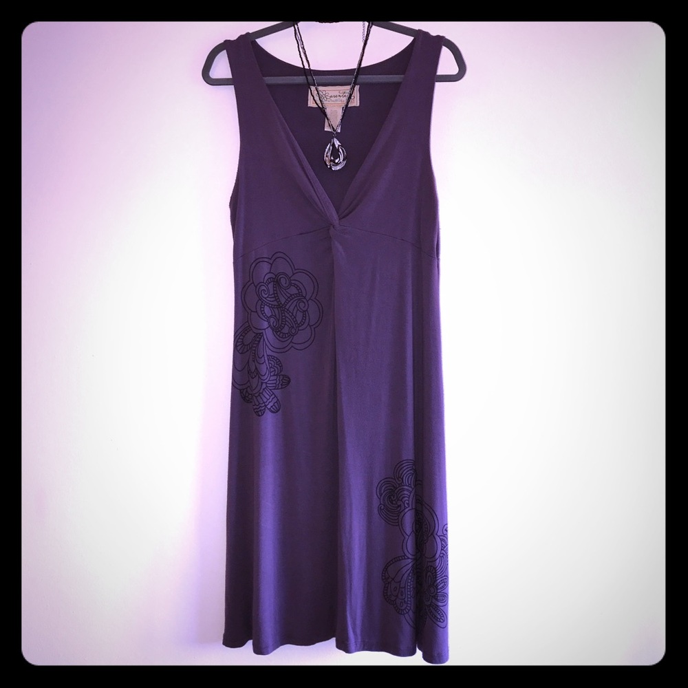 Aventura Smokey Purple Knit Dress