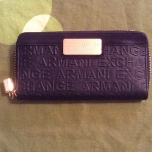 Black Armani Exchange Wallet