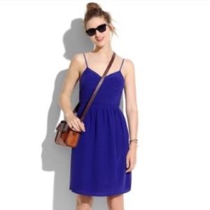 Madewell Silk Cami dress - Indigo - Size 2