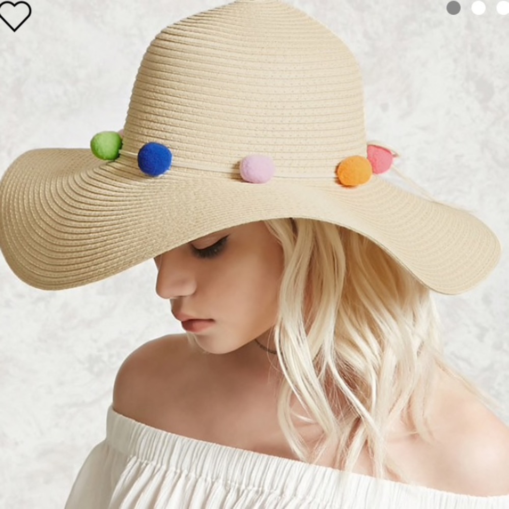 Forever 21 floppy straw hat