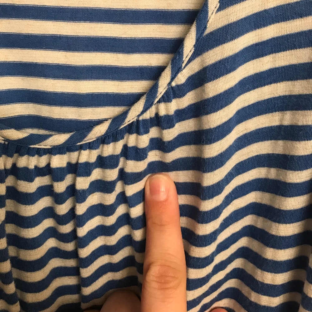 Nordstrom Soprano striped dress with pleated skirt - Picture 4 of 5