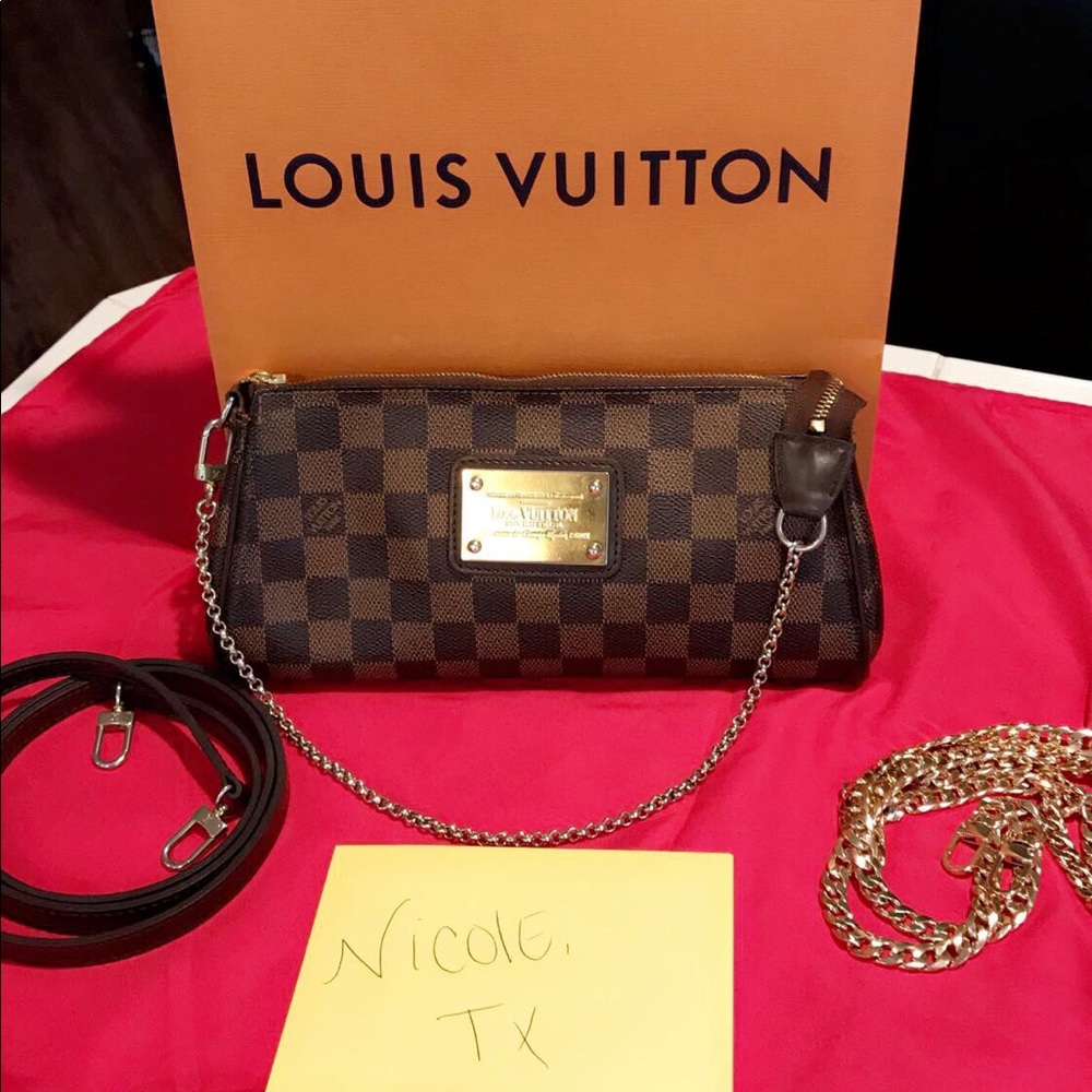 Louis Vuitton Damier Eva Clutch