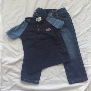 EUC • Lucky Brand 2T Boys Outfit Bundle