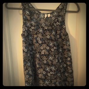 Silky flowy tank top