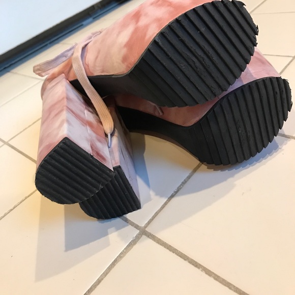 UNIF hellbound platform shoes heels leather sz 6 - Picture 4 of 5