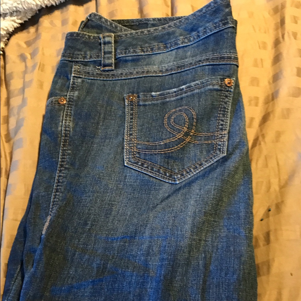 Seven Luxe Boot Cut Jeans Size 16