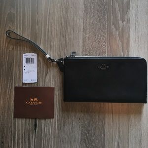 Coach QB x Black x Chalk Wristlet