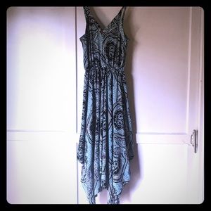 H&M Teal and Black Sundress