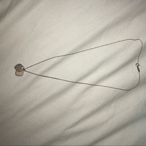 TIFFANY & CO.  Double Heart Tag Pendant