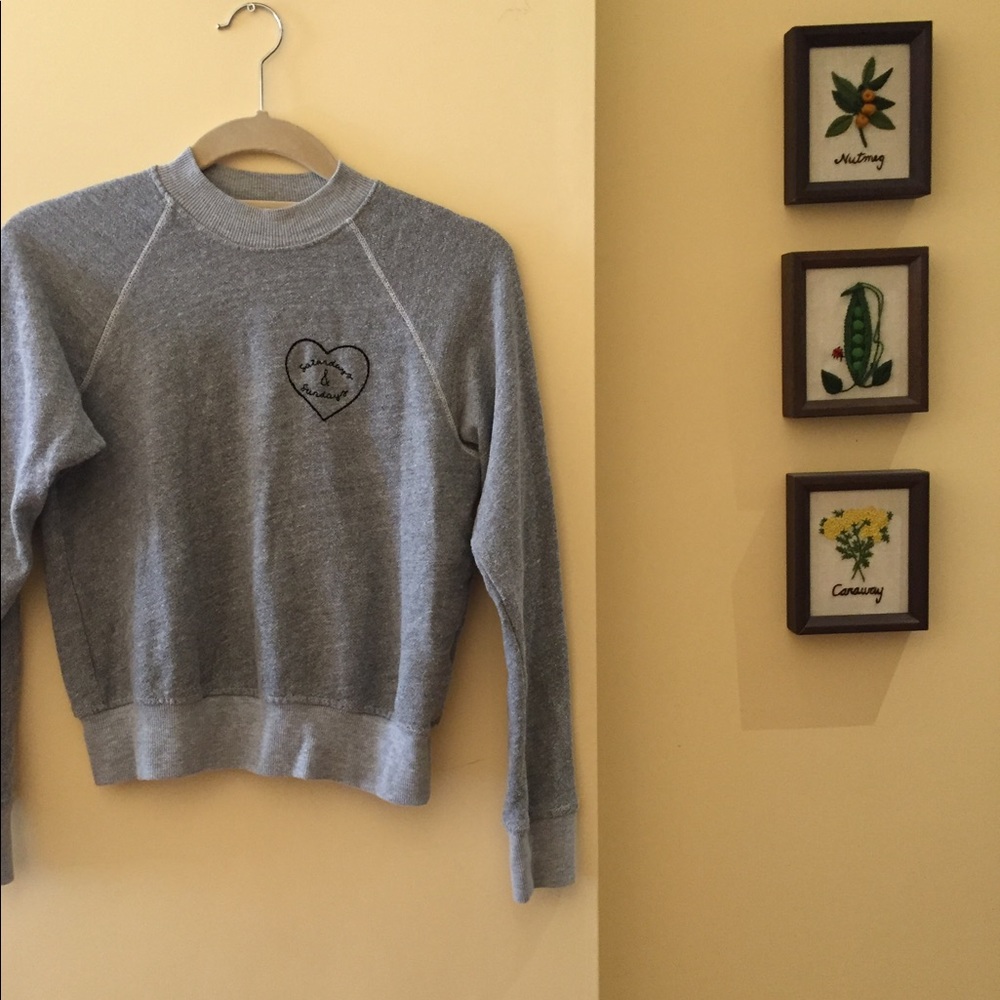 'Saturdays &Sunday's' embroidered sweater
