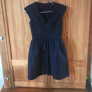 French connection navy blue dress