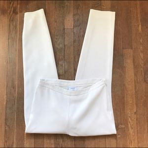 AKRIS PUNTO White Lined Trousers Sz 8