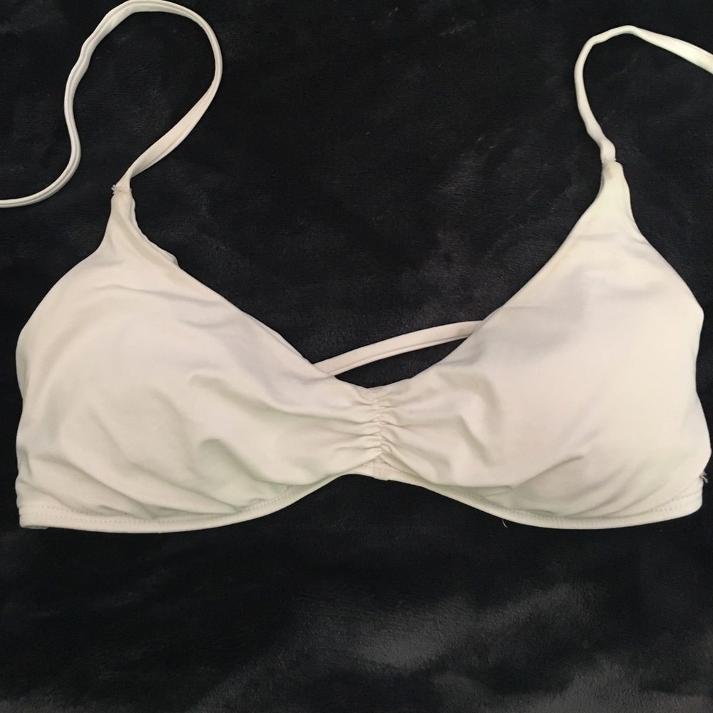 White bikini top