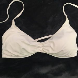 White bikini top