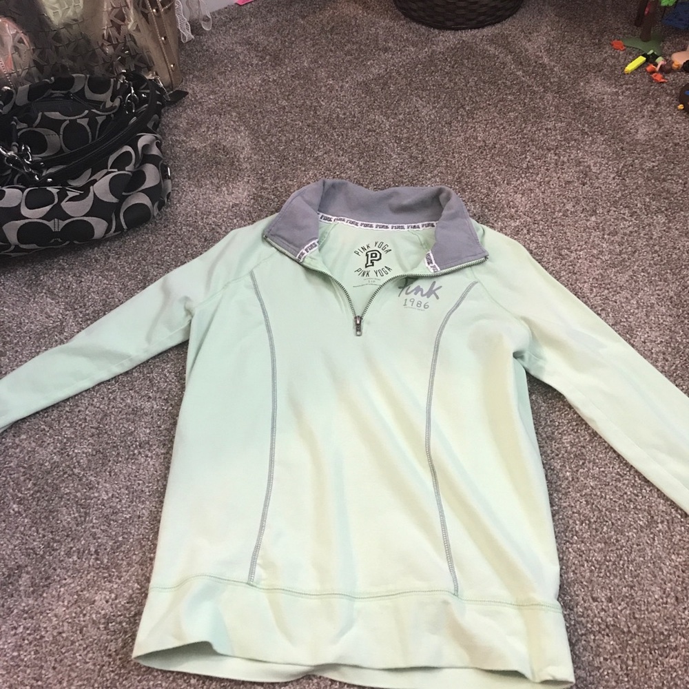 Pink half zip