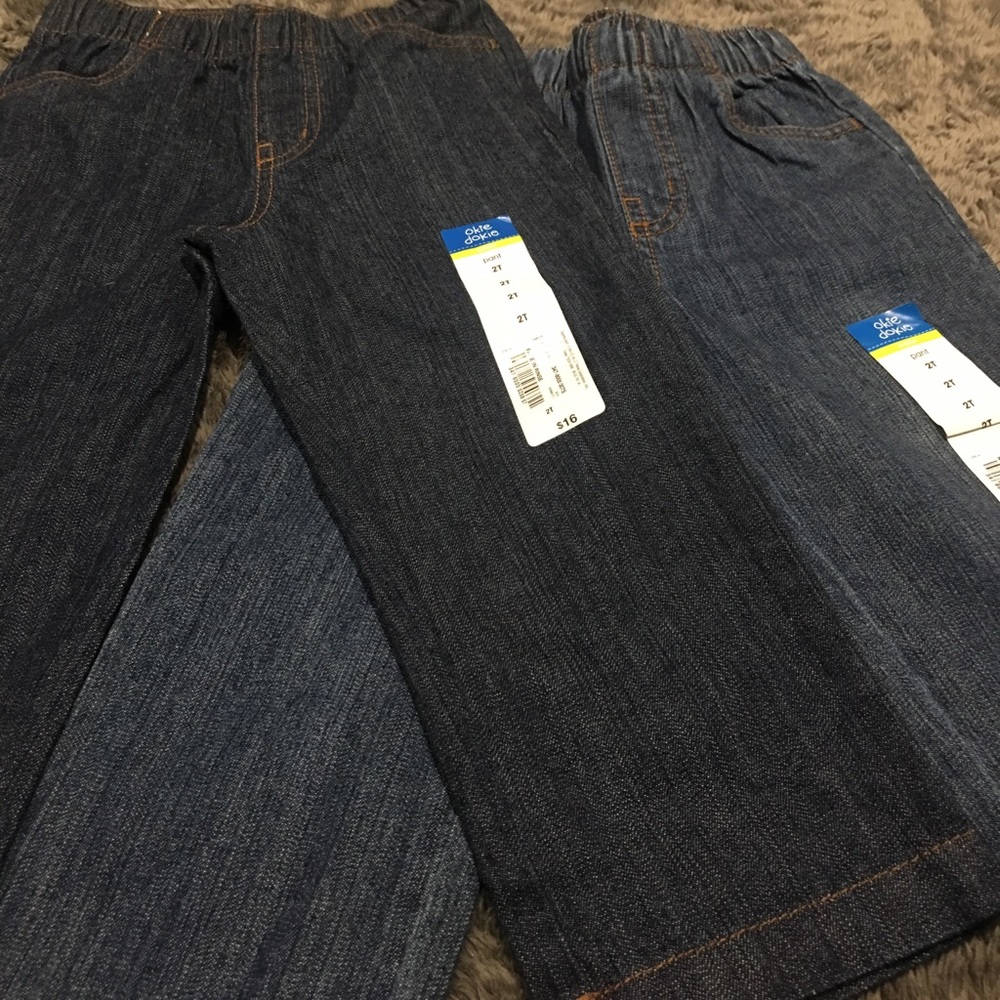 2 pairs of Okie dokie pants BRAND NEW w Tags