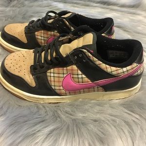 Plaid and Pink Nikes