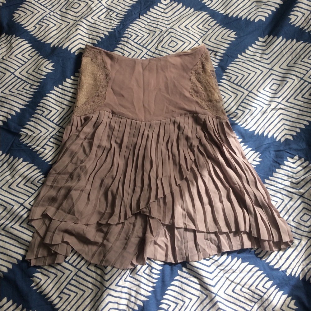 Yaya blush skirt 100% silk size Small
