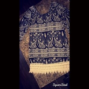 Southern dress with slit sleeves