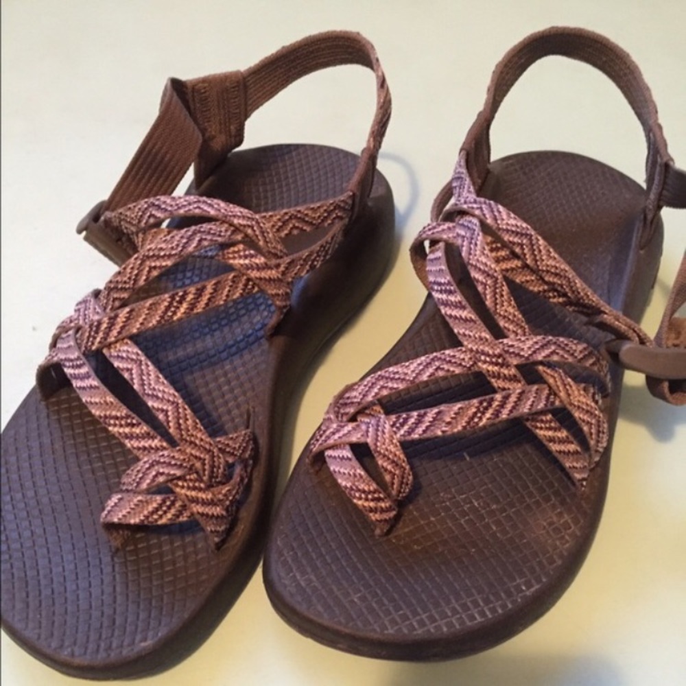 Chacos with the toe strap