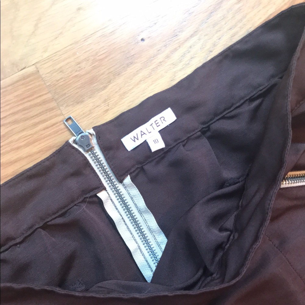 Anthropologie zipper skirt - Picture 3 of 4