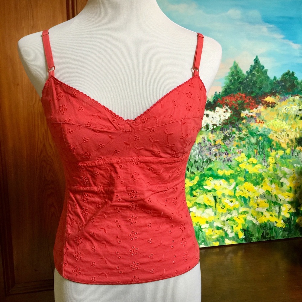 • Coral Corset Top •