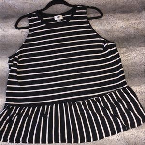 Old Navy Striped Tank with flare