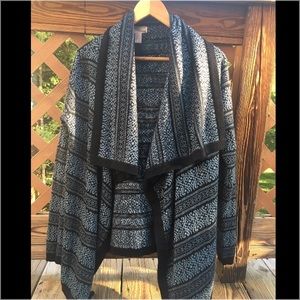Black & blue cardigan
