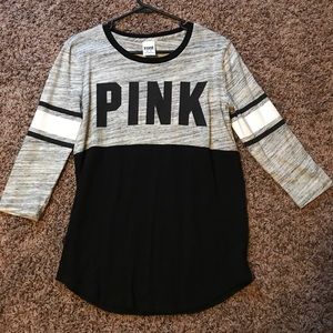 VS Pink Half Sleeve Shirt