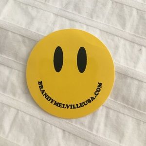 Smiley face sticker