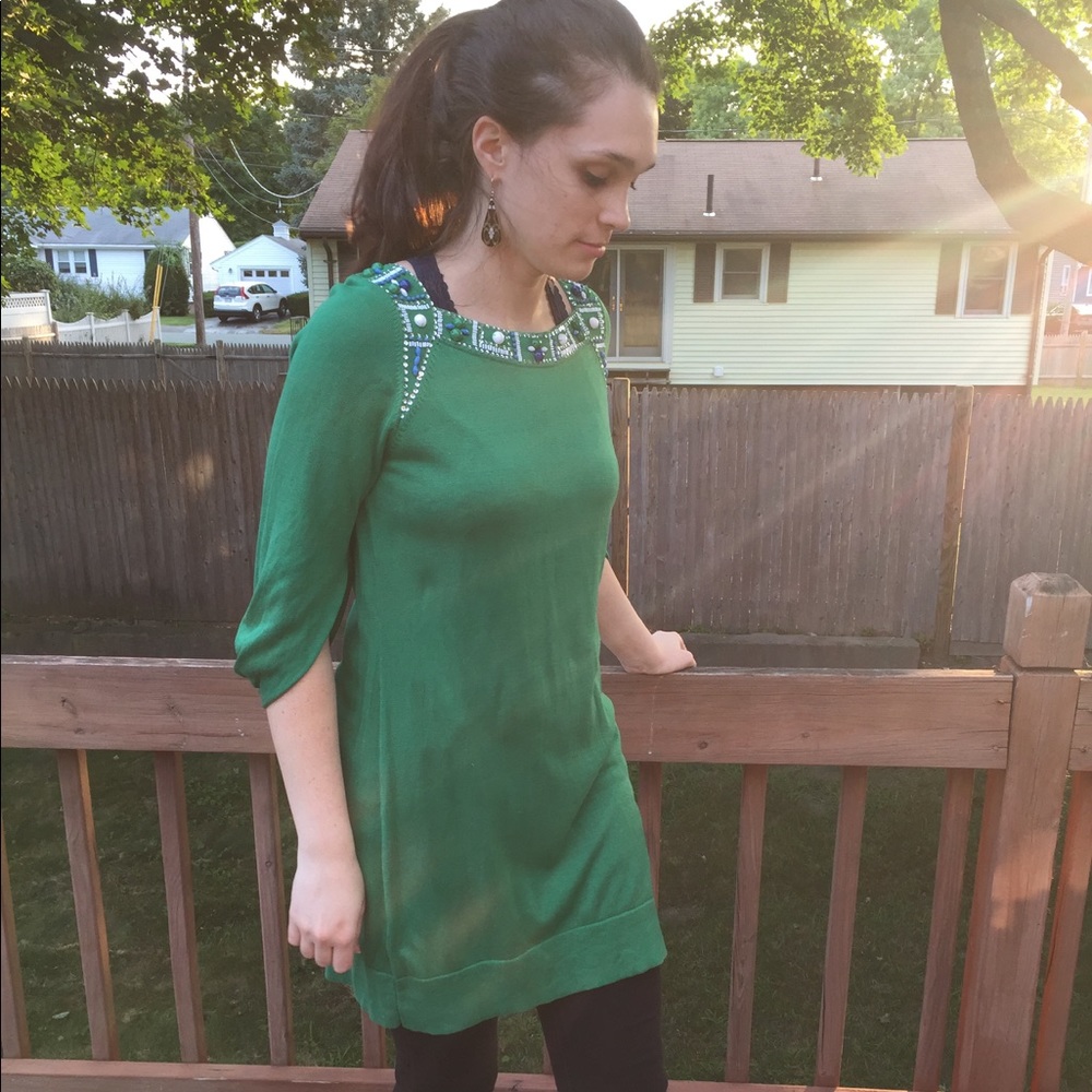 BCBG Maxazria Green Dress