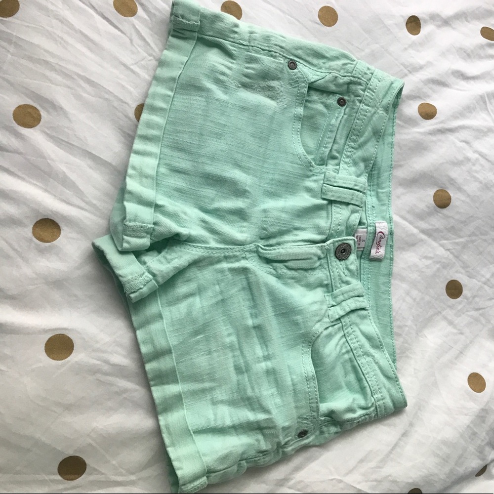 Mint Candie's shorts 💗