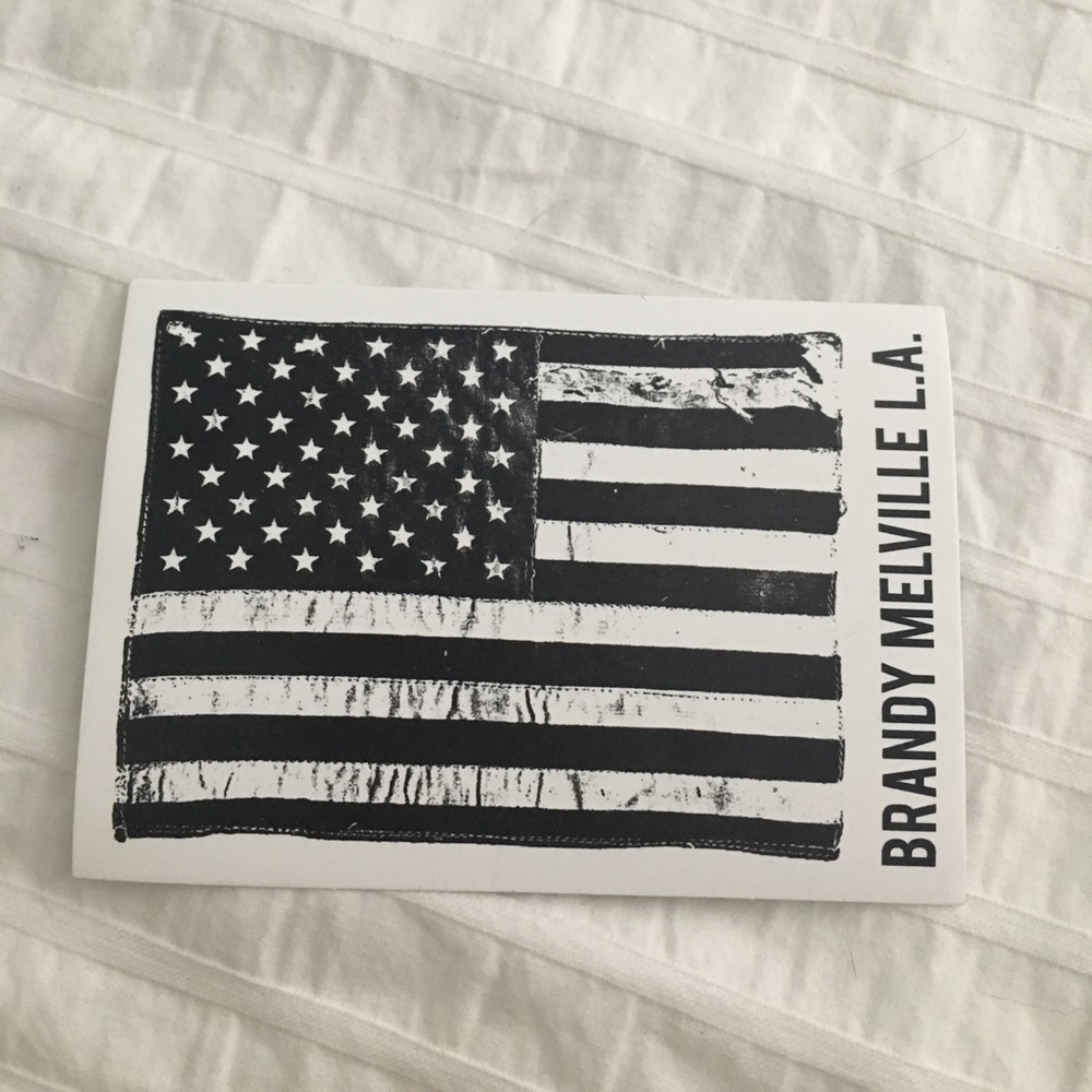 American flag sticker