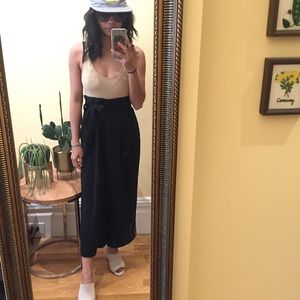 Zara Cropped Black Pants