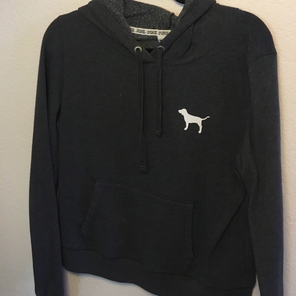 Grey Love Pink Hoodie