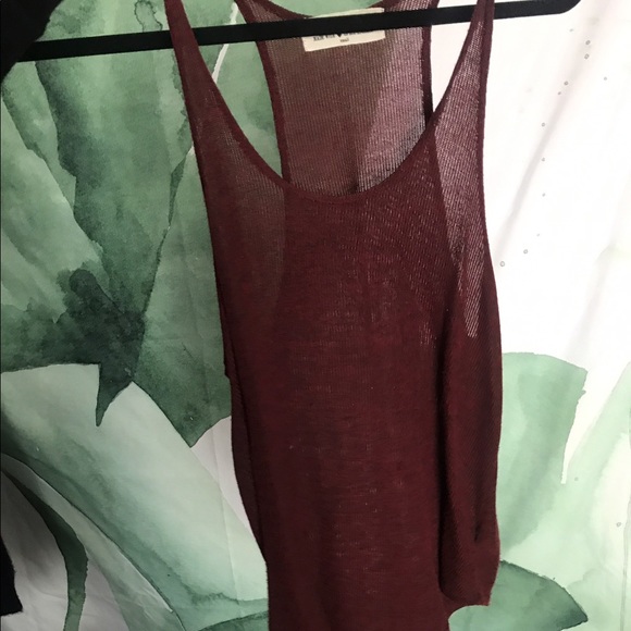 Tops - Burgundy tank Tops - Burgundy tank