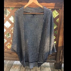 Black and white cardigan