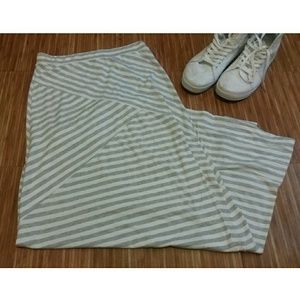 DONATING APRIL 20TH Long White/Gray Skirt