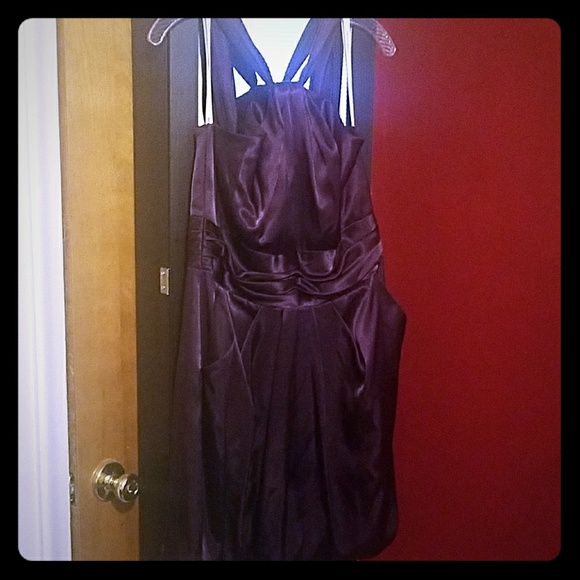 David's Bridal Dresses & Skirts - Plum Bridesmaid Dress