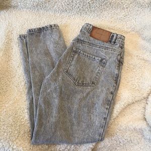 Zara Acid Washed Mom Jeans