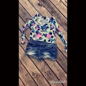 Flower bodycon top