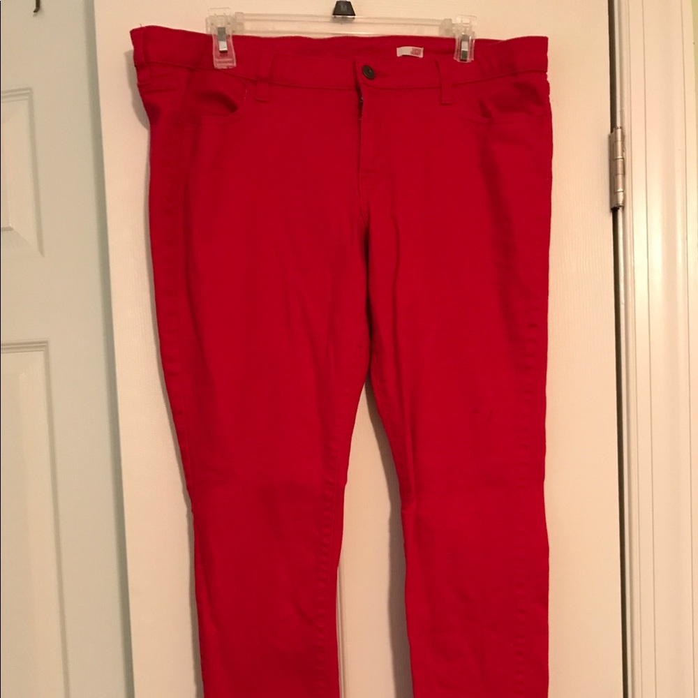 Red Skinny Jeans