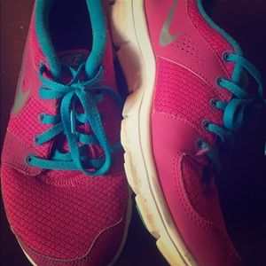 MUST SELL BY 11/15! Nike. Pink and blue. Size 6.5