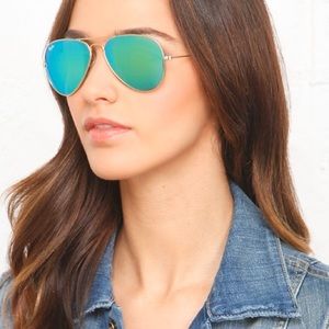 Ray-Ban NWT 58mm Polarized Blue Lens