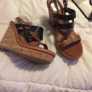 Never worn Dolce Vita wedges