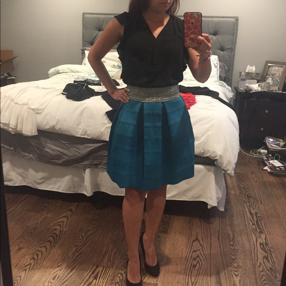Francesca's thick skirt