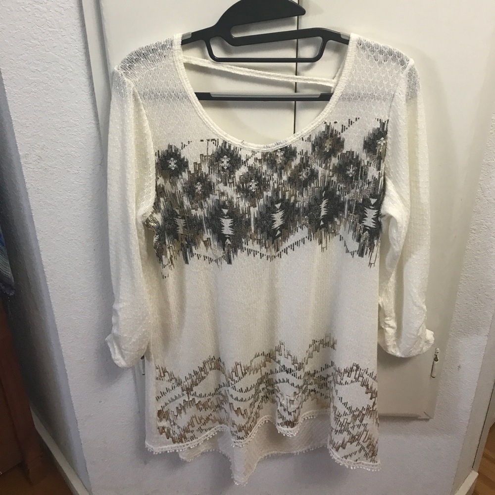 Maurice's 3/4 Sleeve Top
