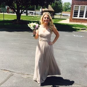 BHLDN Fleur Dress in Sandstone