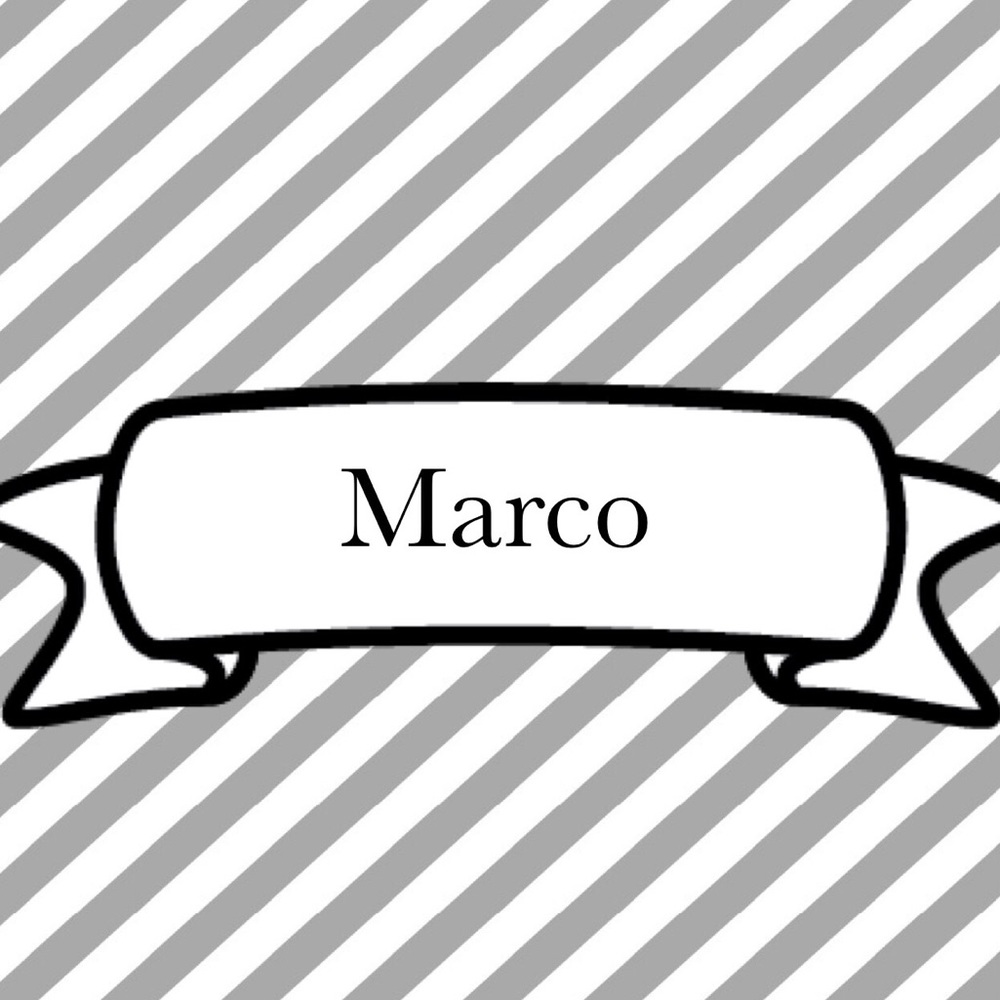 Meet your Posher, Marco